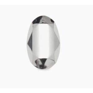 Alexander McQeen Women's Silverstone Elongated Oval Cocktail Ring Sz 7 NWT 590